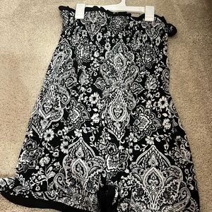 Patterned mini dress